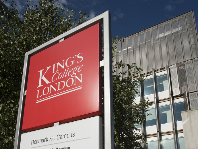 A photo of the Denmark Hill campus of Kings.